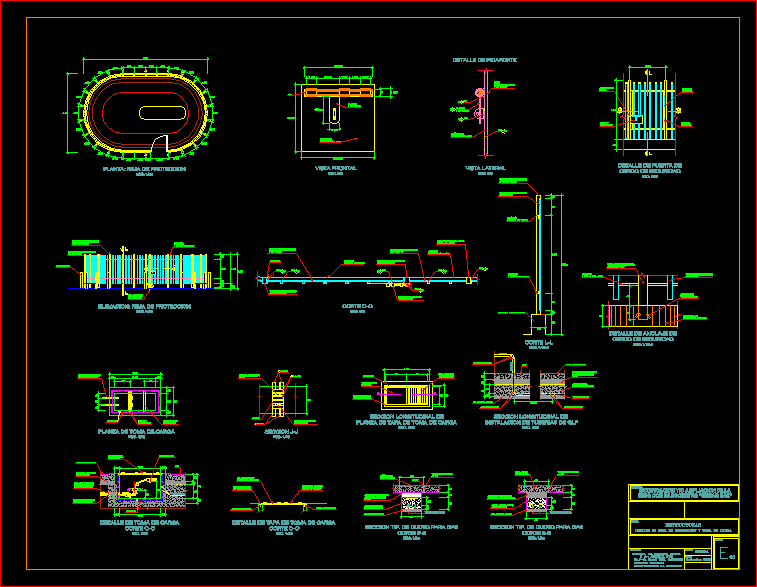 Grate Detail DWG Detail for AutoCAD • Designs CAD