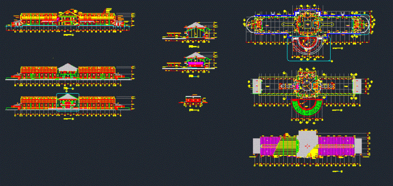 Green House DWG Detail for AutoCAD