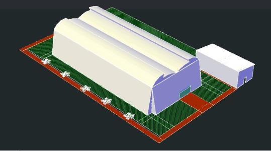 Greenhouse DWG Block for AutoCAD • Designs CAD