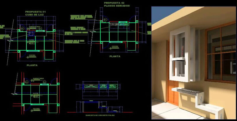Grotto Project DWG Full Project for AutoCAD