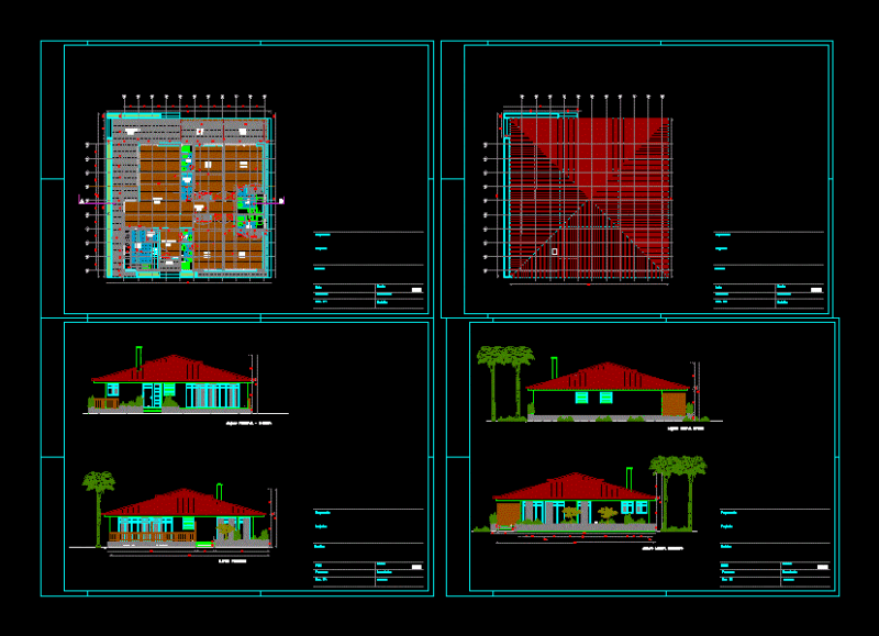 Ground Elevations DWG Section for AutoCAD