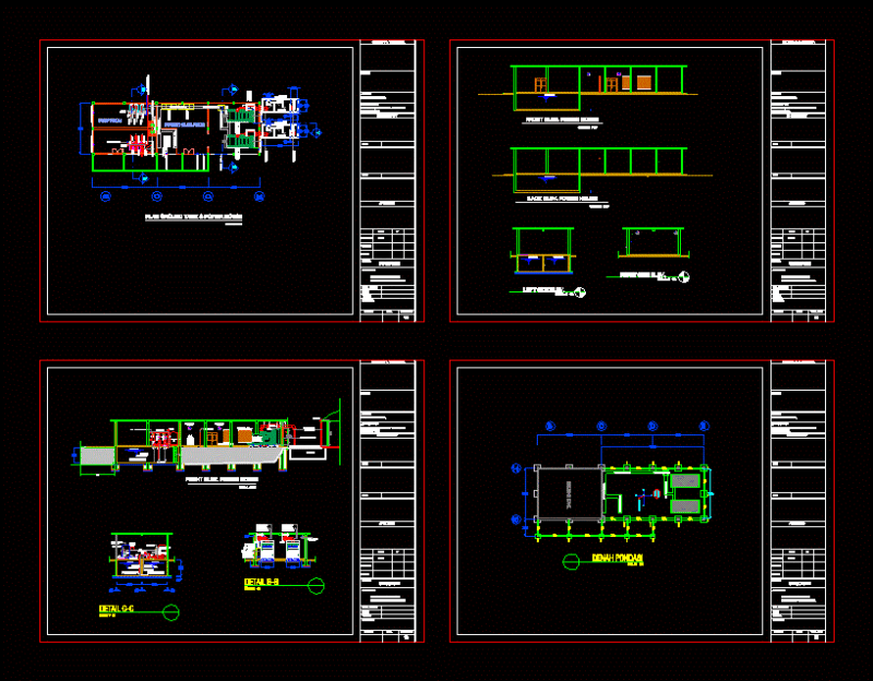 Ground Water Tank DWG Block for AutoCAD