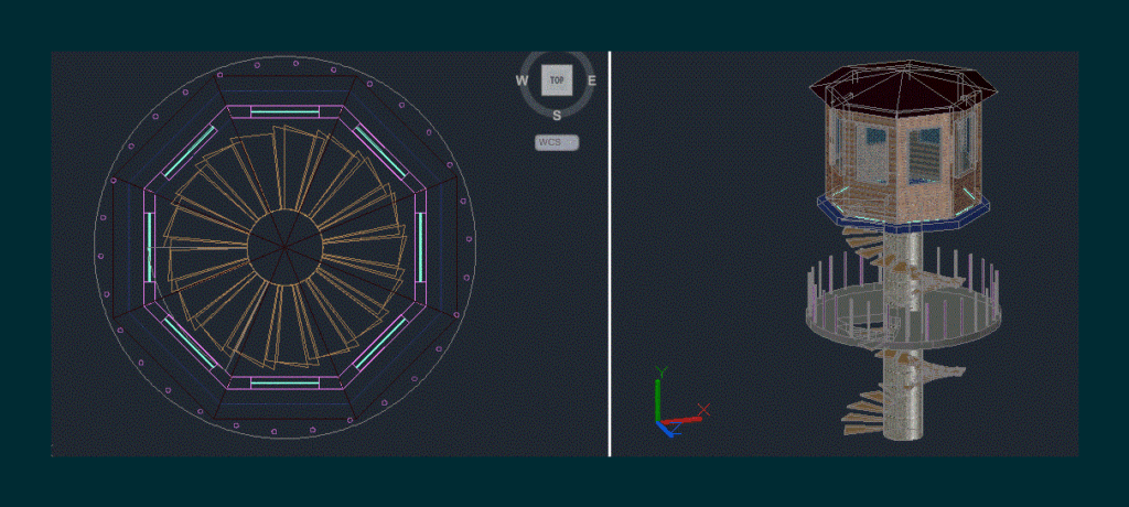 Guardhouse 3D DWG Model for AutoCAD