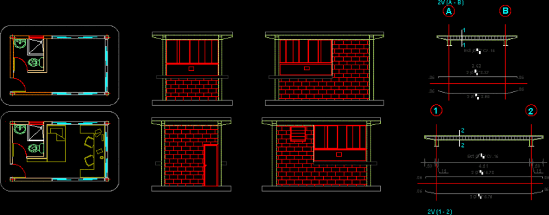 Guardhouse DWG Block for AutoCAD