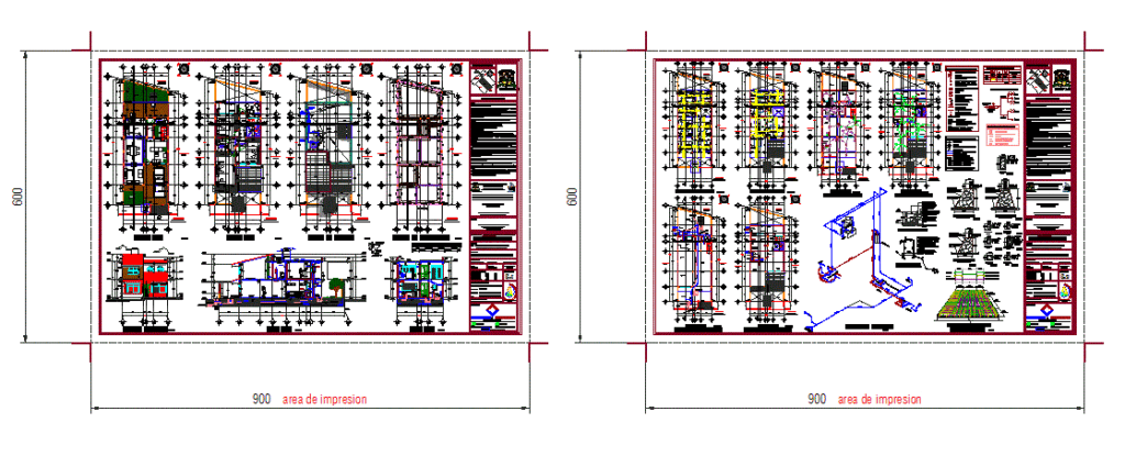 Guest House DWG Block for AutoCAD