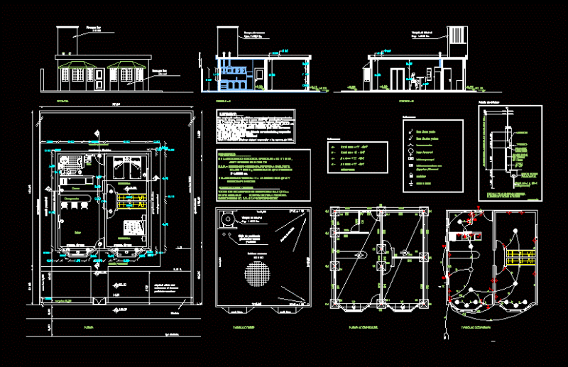 Habitation Module DWG Full Project for AutoCAD