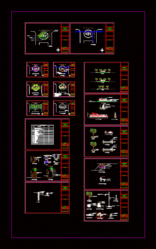 Halmahera Park DWG Full Project for AutoCAD