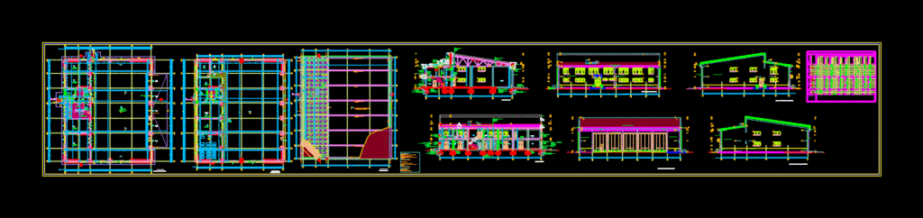 Hangar DWG Detail for AutoCAD