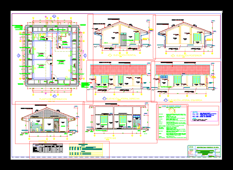 Health Unit DWG Block for AutoCAD