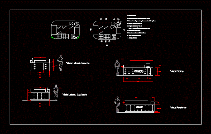 Heladeria Centers DWG Block for AutoCAD