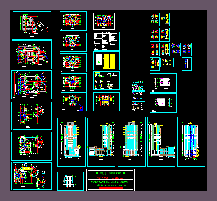 High Rise Building DWG Plan For AutoCAD Designs CAD auditorio-planos-cad
