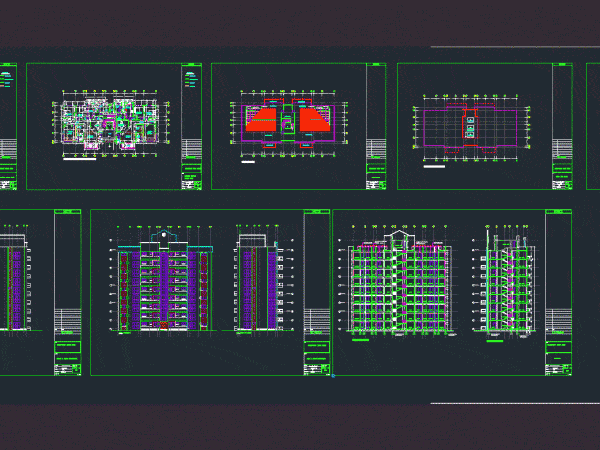 High Rise Residential Building DWG Block for AutoCAD • Designs CAD