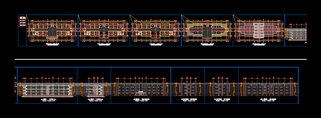 High School Project DWG Full Project for AutoCAD