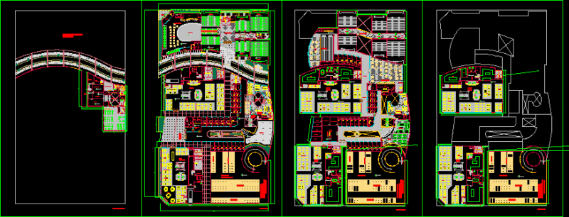 Hiper Market DWG Section for AutoCAD