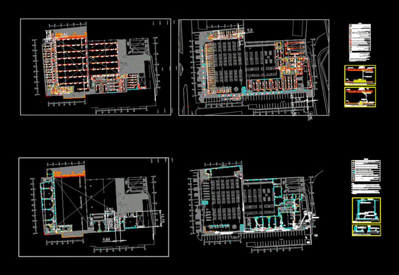 Hipermercado The Barinesa DWG Block for AutoCAD