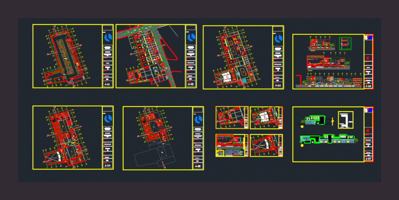Historic Center DWG Block for AutoCAD