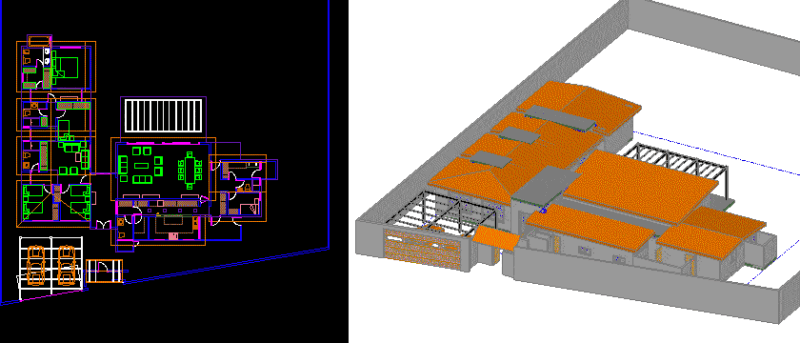 Home 3D DWG Elevation for AutoCAD
