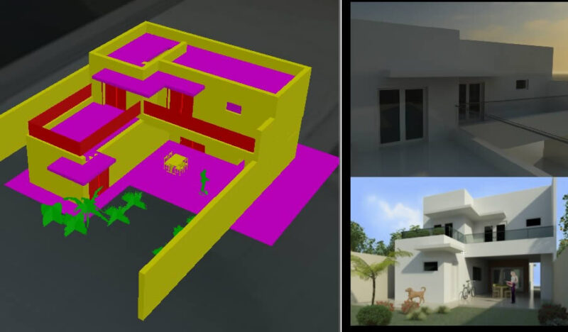 Home 3D DWG Model for AutoCAD