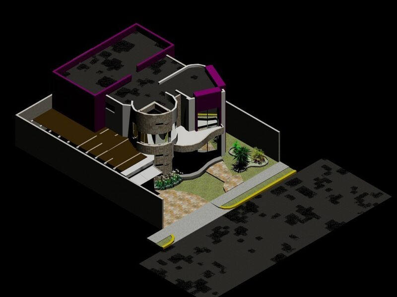 Home 3D DWG Model for AutoCAD