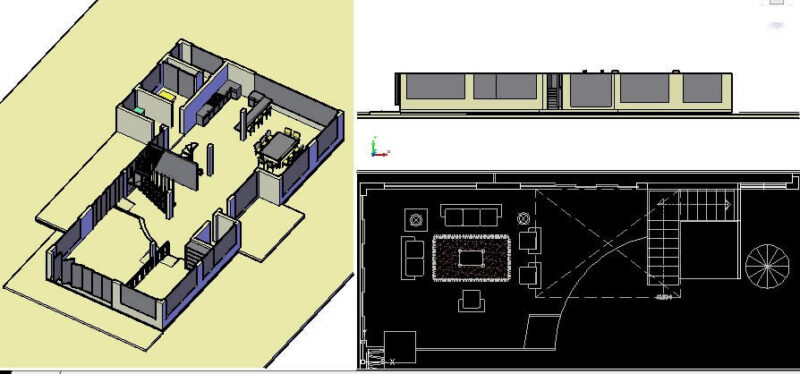 Home 3D DWG Model for AutoCAD