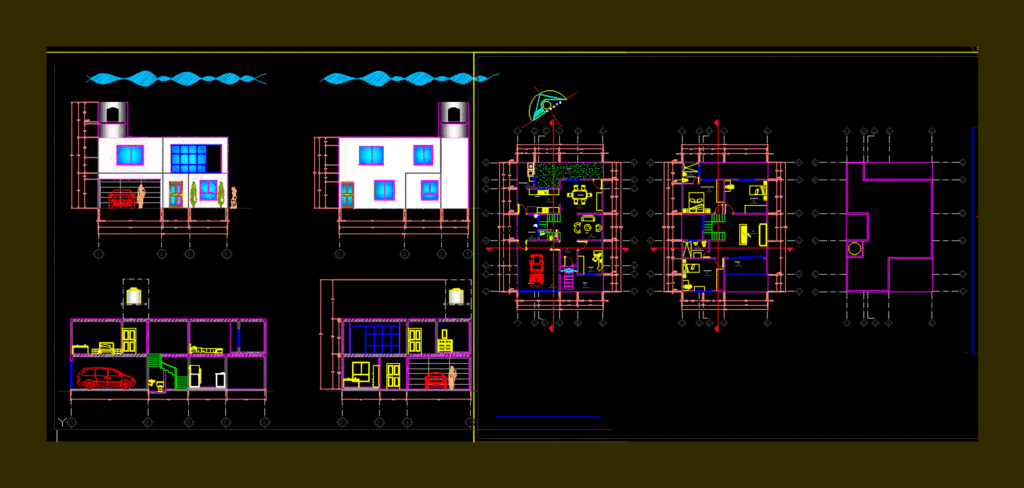 Home – Residential Room DWG Block for AutoCAD