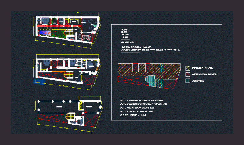 Home DWG Block for AutoCAD