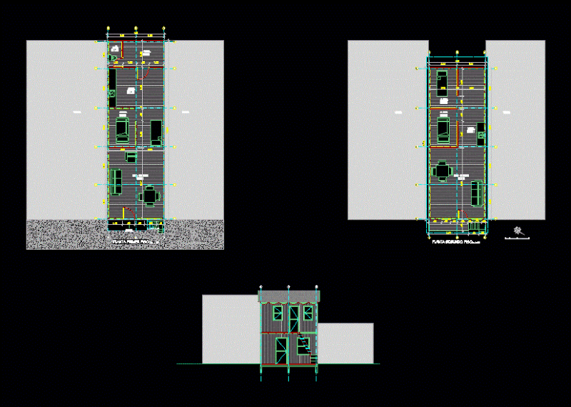 Home DWG Block for AutoCAD