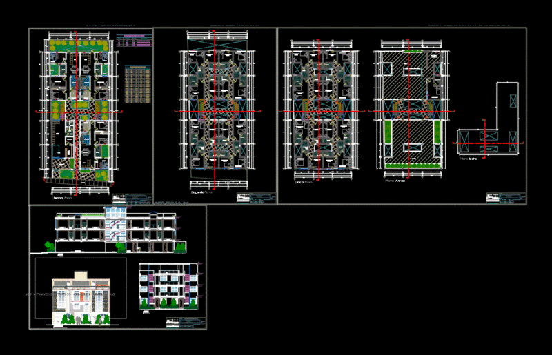 Home DWG Block for AutoCAD