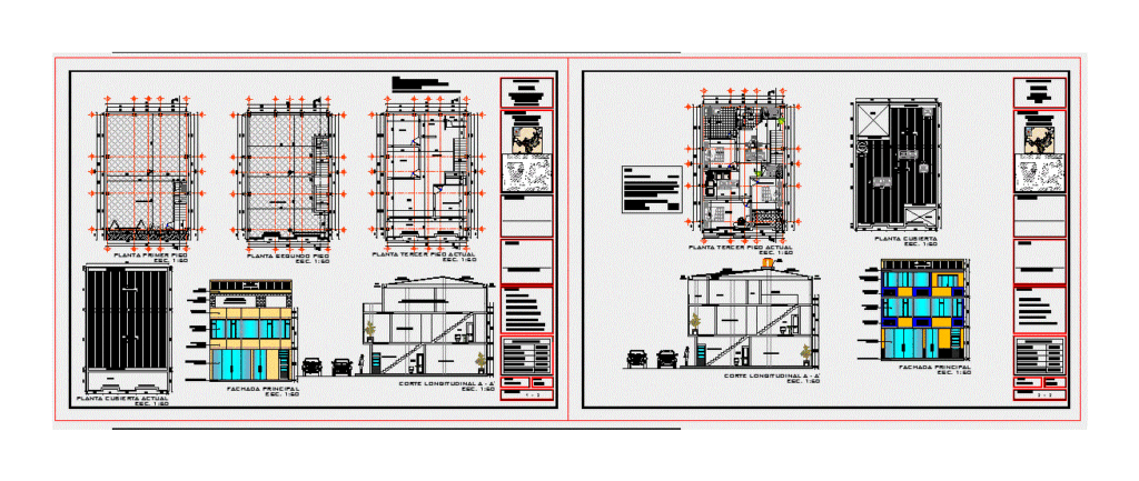 Home DWG Block for AutoCAD