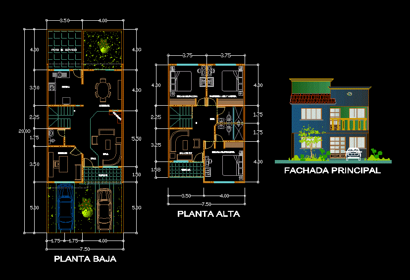 Home 2D DWG Plan for AutoCAD • Designs CAD