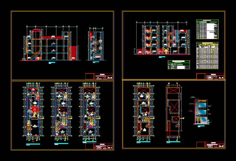 Home DWG Elevation for AutoCAD