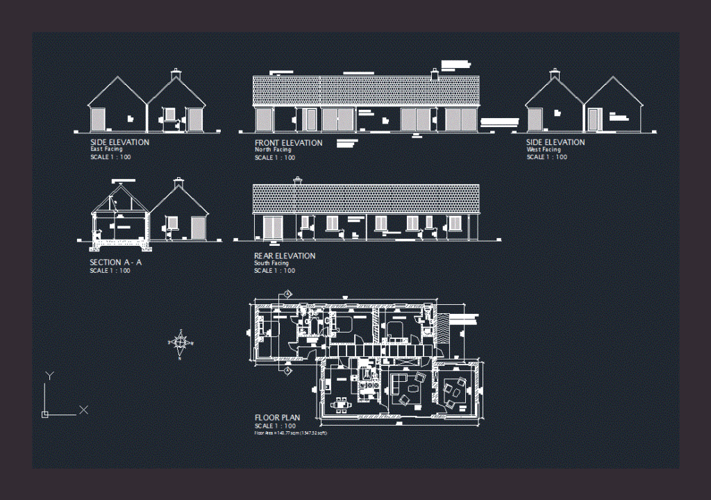 Home DWG Plan for AutoCAD