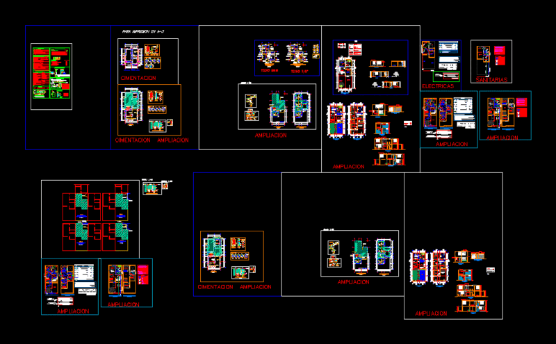 Home DWG Plan for AutoCAD