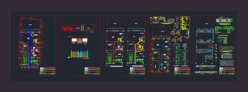 Home DWG Section for AutoCAD