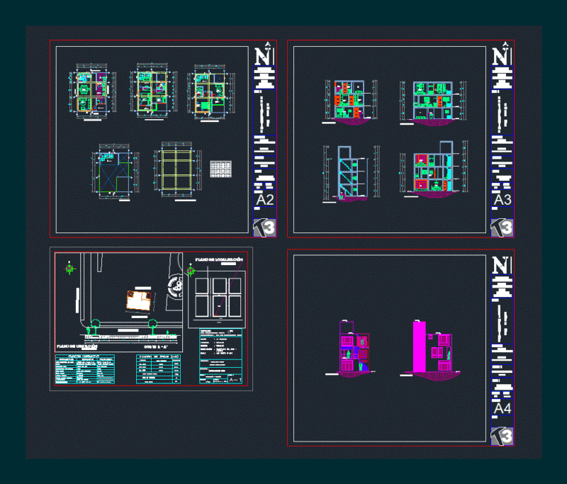 Home DWG Section for AutoCAD