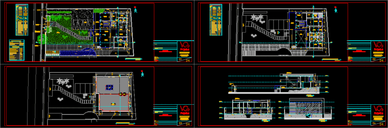 Home DWG Section for AutoCAD