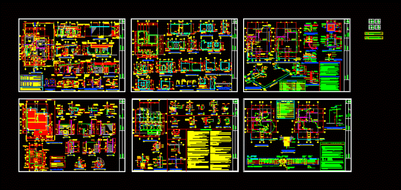 Home One Level DWG Plan for AutoCAD