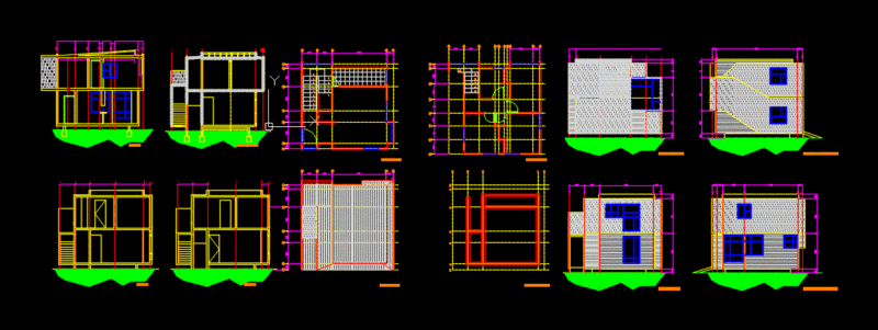 Home Planimetry DWG Block for AutoCAD