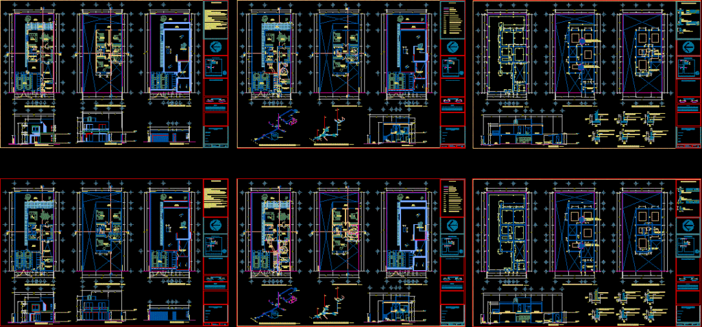 Home Room DWG Block for AutoCAD