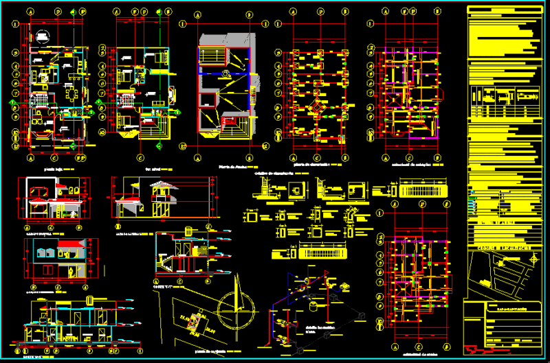 Home Room DWG Full Project for AutoCAD