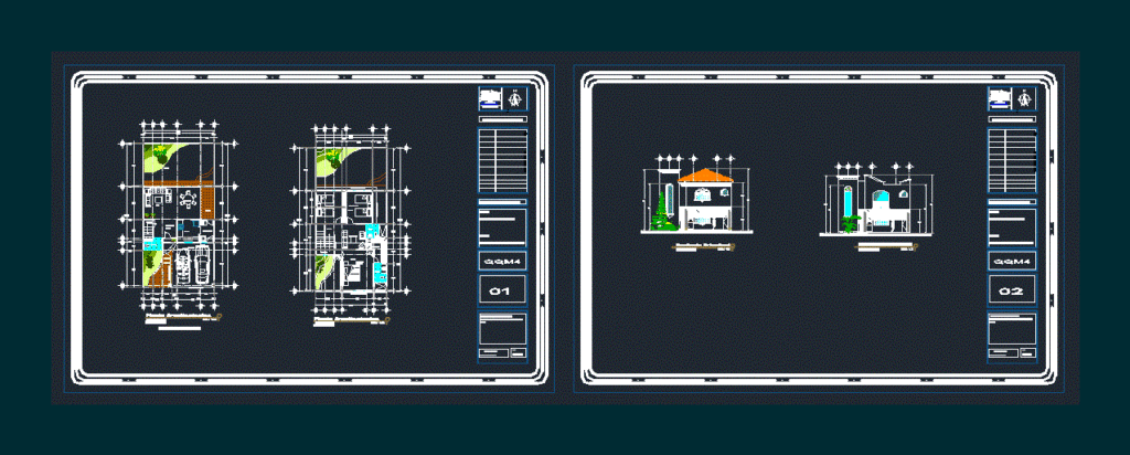 Home Room DWG Plan for AutoCAD