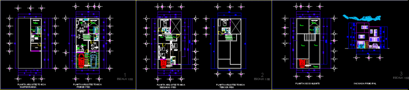 Home Rooms DWG Block for AutoCAD