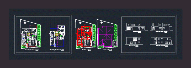 Homestead DWG Block for AutoCAD