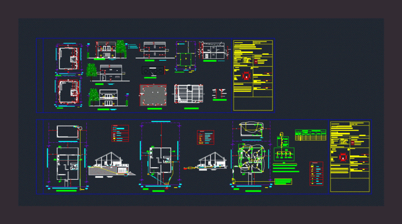 Homestead DWG Plan for AutoCAD