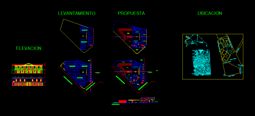 Hospice Bartolome Manrique DWG Block for AutoCAD