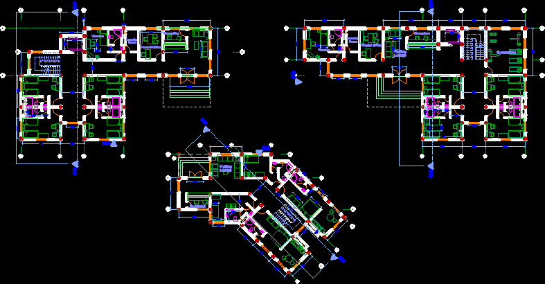 Hostel Block DWG Block for AutoCAD • Designs CAD