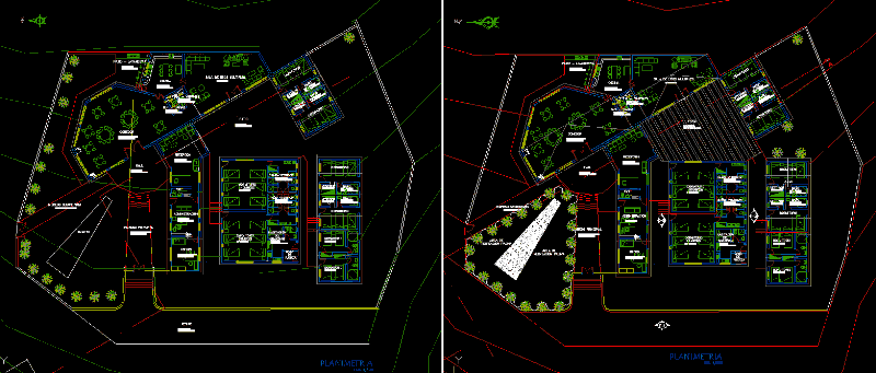 Hotel For Camping 2D DWG Design Block for AutoCAD • Designs CAD