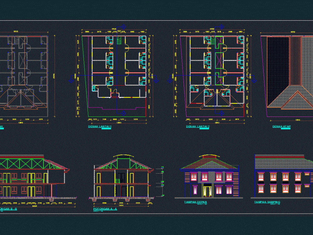 Hostel DWG Section For AutoCAD • Designs CAD