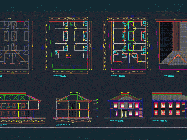 Hostel DWG Section for AutoCAD • Designs CAD