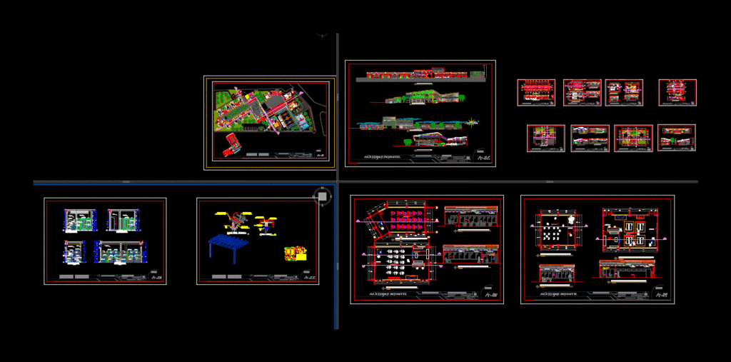 Hostel Project DWG Full Project for AutoCAD